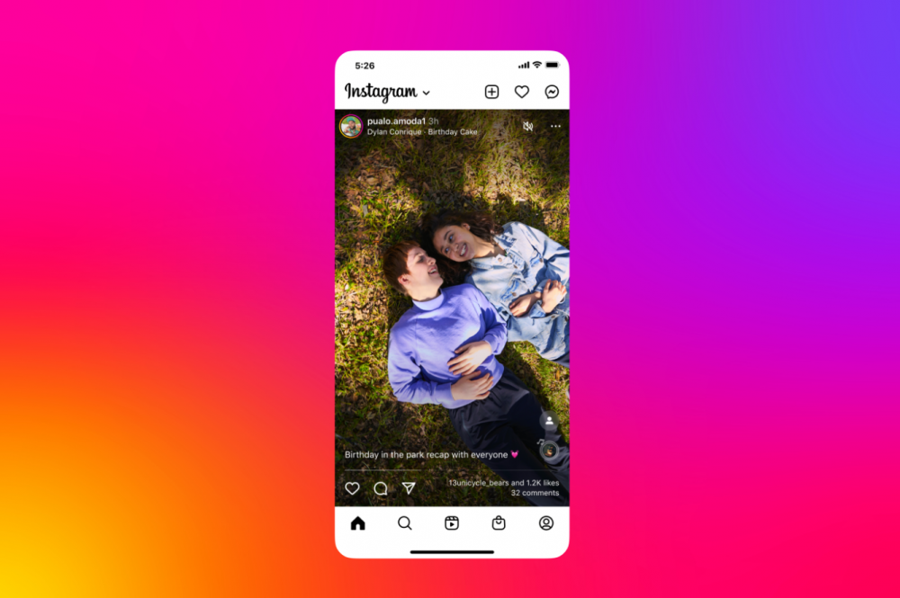 Instagram is testing a newer immersive video viewing experience